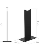 New bee Soporte para Audífonos, Soporte Base Audífonos,Universal Headset Stand,Soporte para Auriculares con Soporte para Juegos con Barra de Apoyo de Aluminio Soporte para Auriculares de Silicona